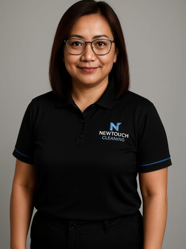 Professional cleaner from NewTouch Cleaning, a Perth-based family-run cleaning business